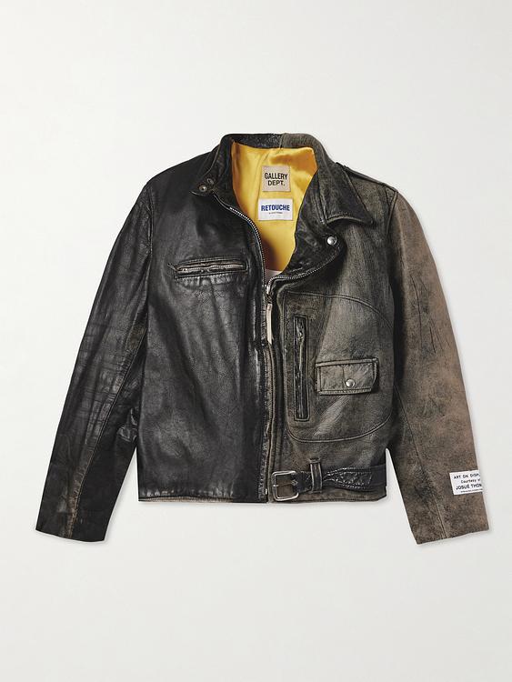 Black leather jacket from Gallery Dept.