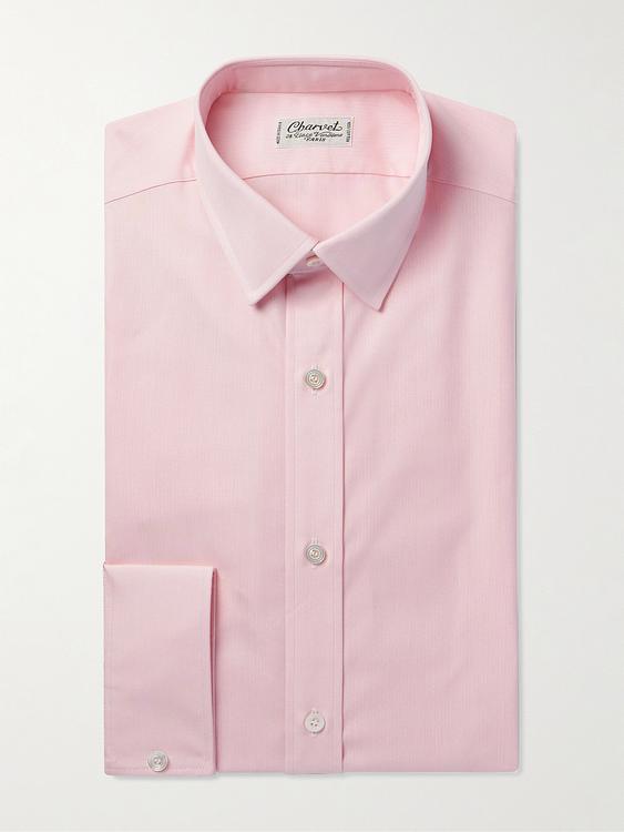 Light pink business shirt from Charvet