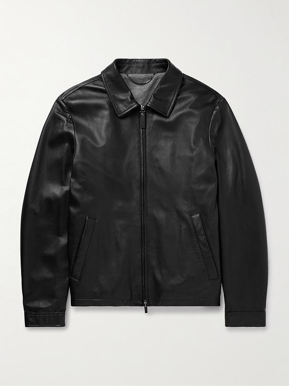 Black casual jacket from Canali