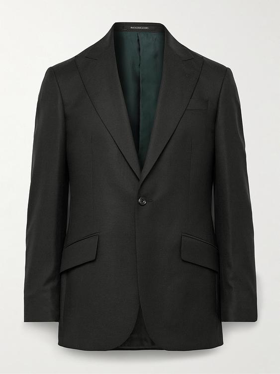 Black suit jacket from Richard James