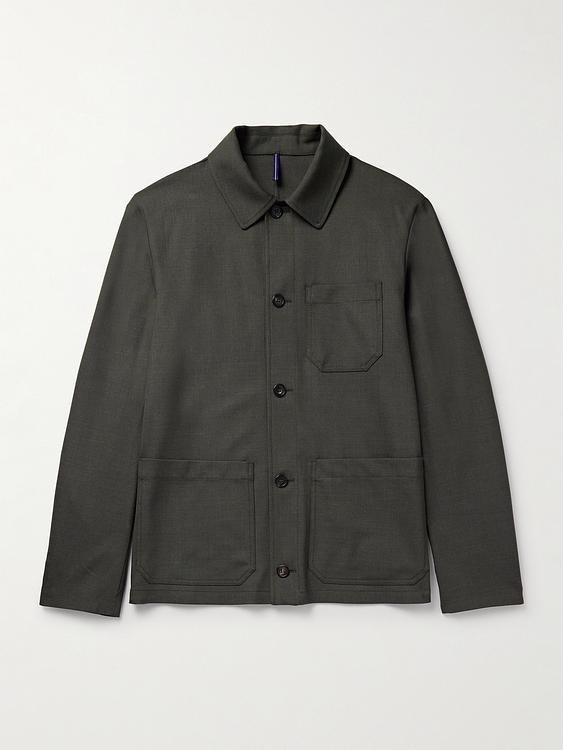 Dark grey casual jacket from Incotex