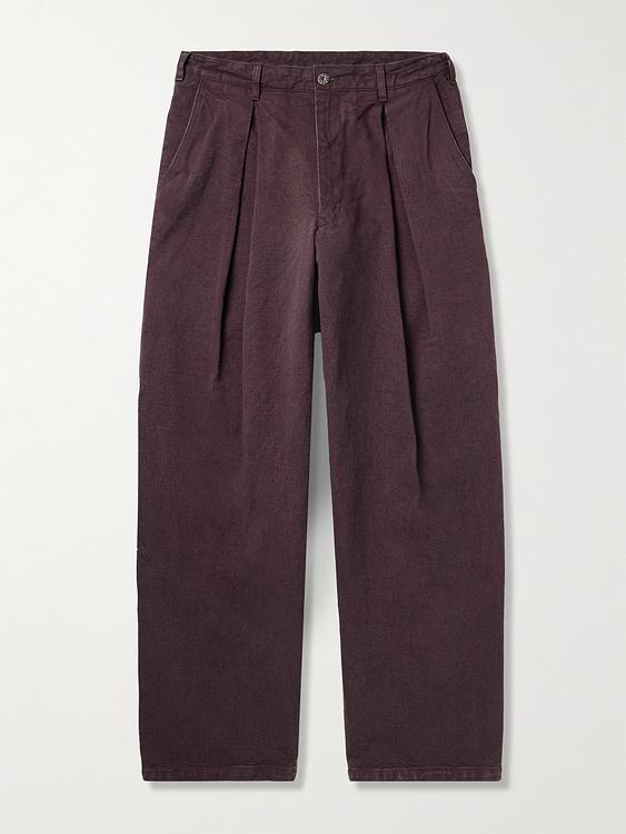 Dark brown casual trousers from Monitaly