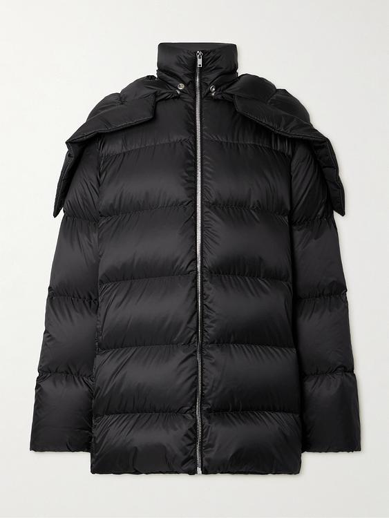 Black parka from Rick Owens