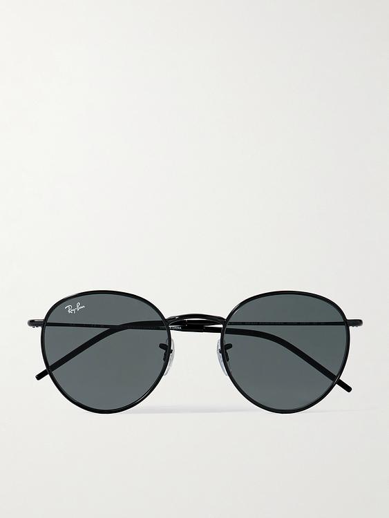 Dark grey round frame sunglasses from Ray-Ban