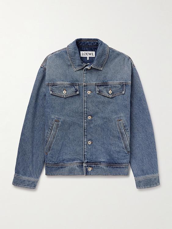 Dark grey denim jacket from Loewe