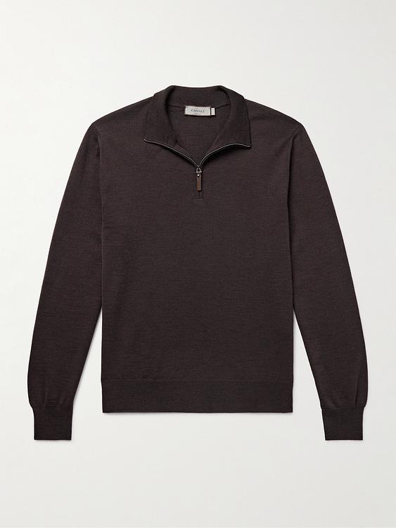 Black half-zip from Canali