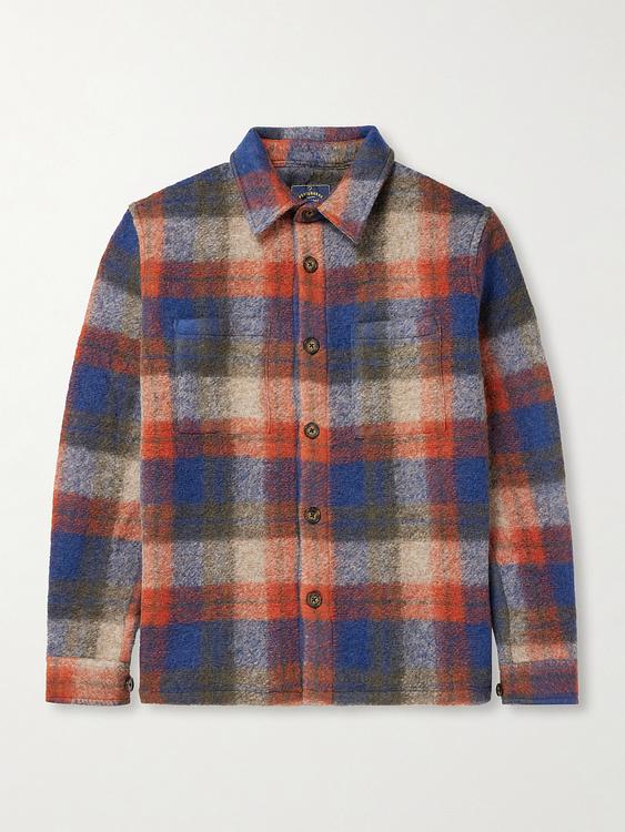 Checkered multicolor overshirt from Portuguese Flannel