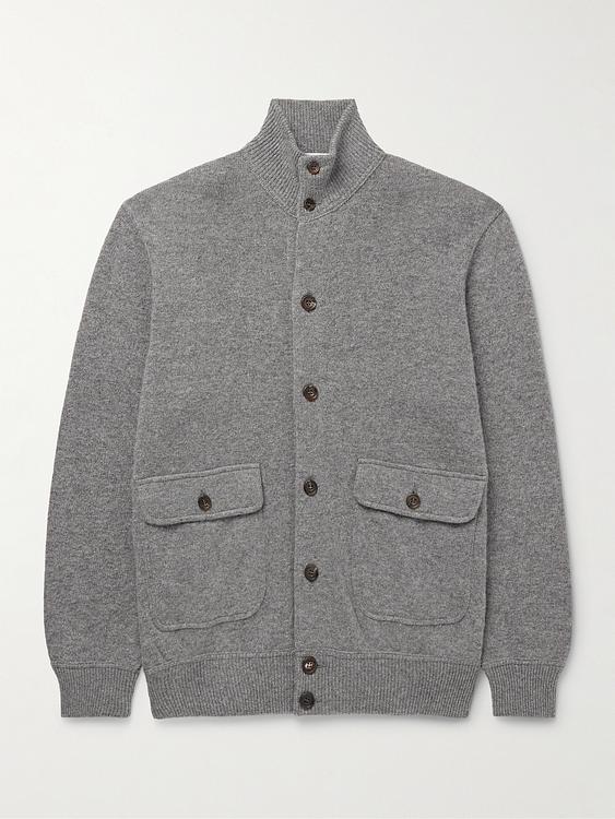 Grey cardigan from Richard James