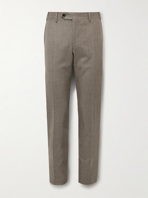 Taupe suit trousers from Canali