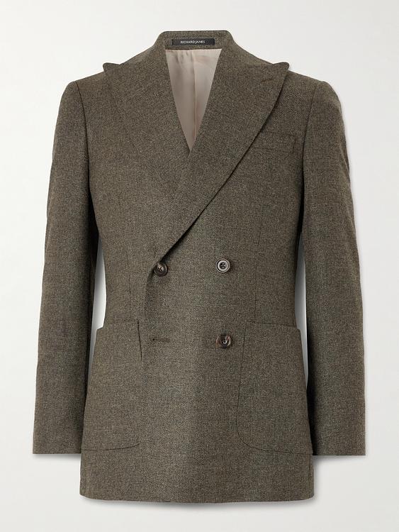 Dark green suit jacket from Richard James