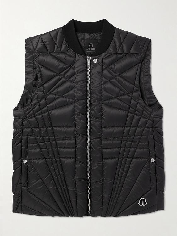 Black vest from Rick Owens