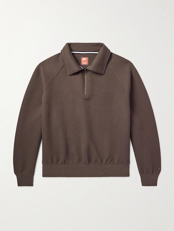Dark brown half-zip from Nike