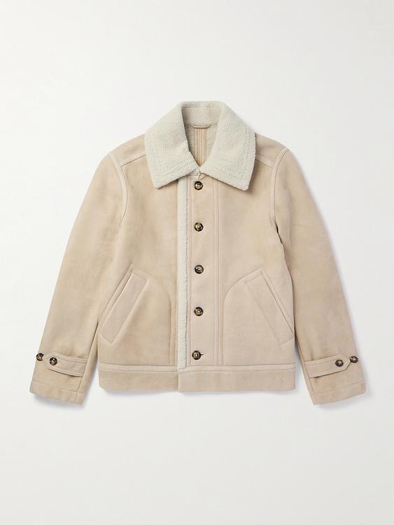Beige leather jacket from Valstar