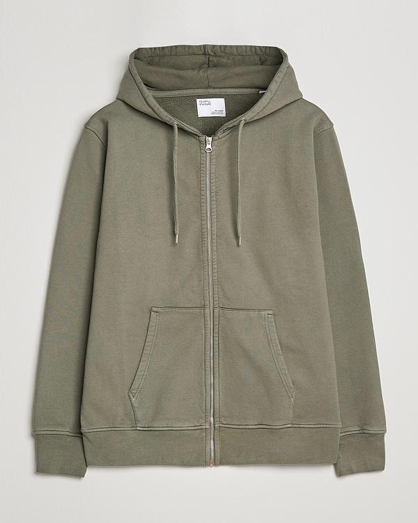 Taupe hooded sweatshirt from Colorful Standard