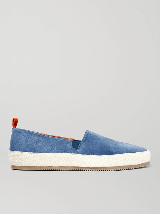 Blue espadrilles from Mulo