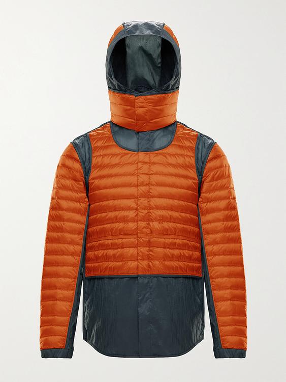 Dark red down jacket from Moncler Genius