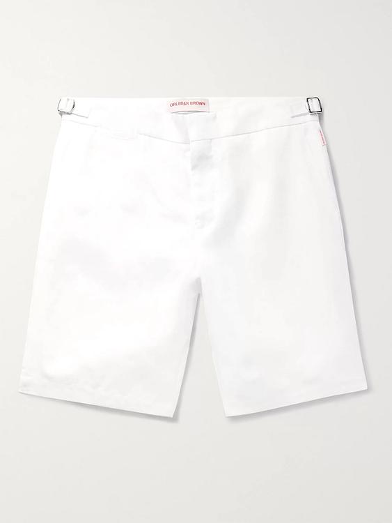 White chino shorts from Orlebar Brown