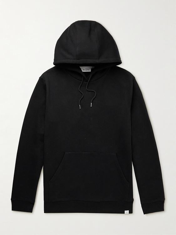 Black hooded sweatshirt from Norse Projects