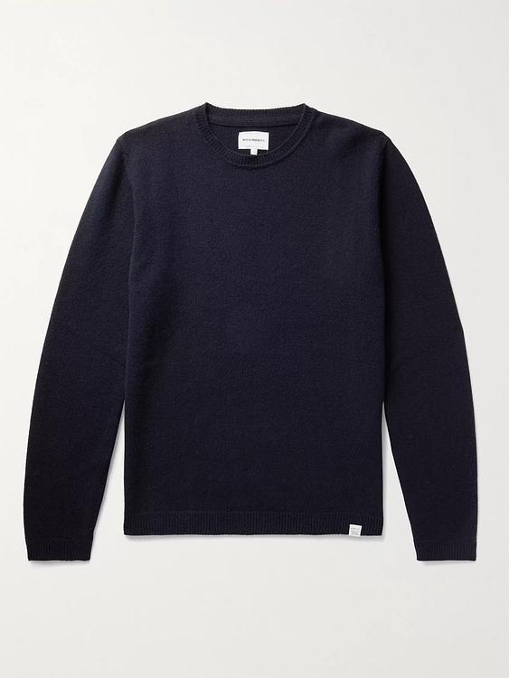 Black sweater from Norse Projects