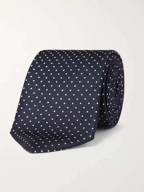 Dotted black tie from Turnbull & Asser