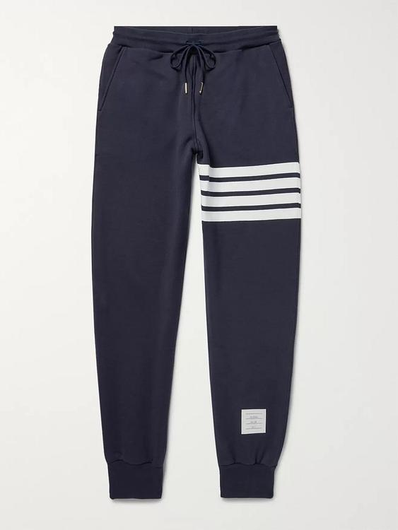 Black sweatpants from Thom Browne