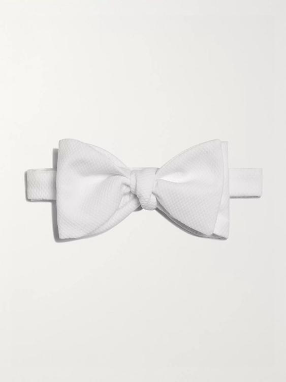 White bow tie from Turnbull & Asser