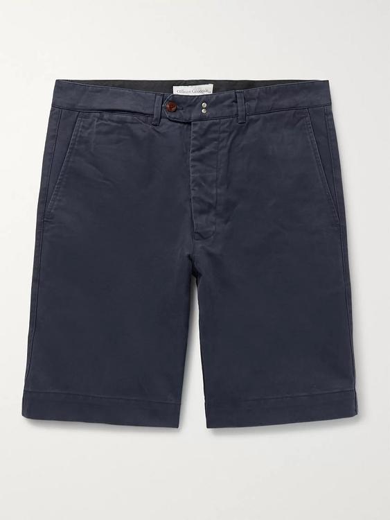 Dark grey chino shorts from Officine Générale