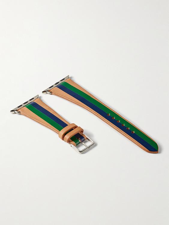Striped multicolor watch strap from laCalifornienne