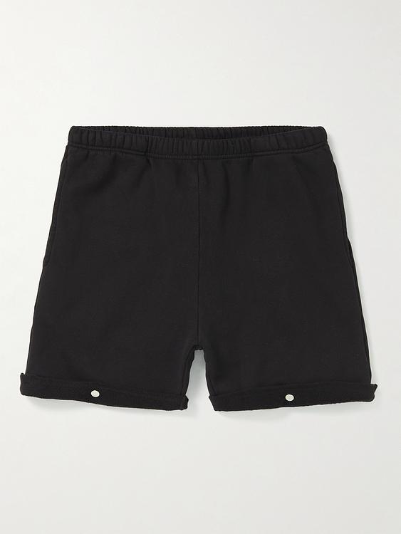 Black sweatshorts from Les Tien