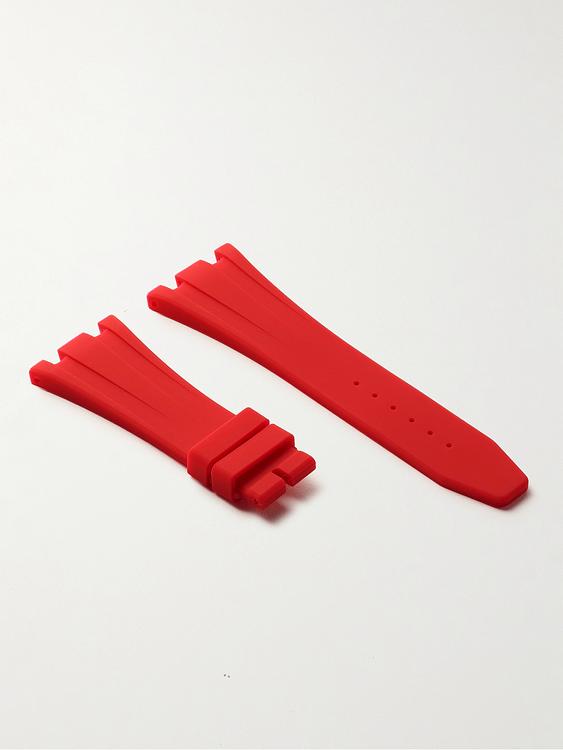 Red watch strap from Horus Watch Straps