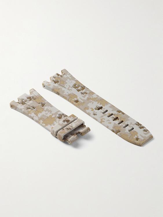 Striped taupe watch strap from Horus Watch Straps