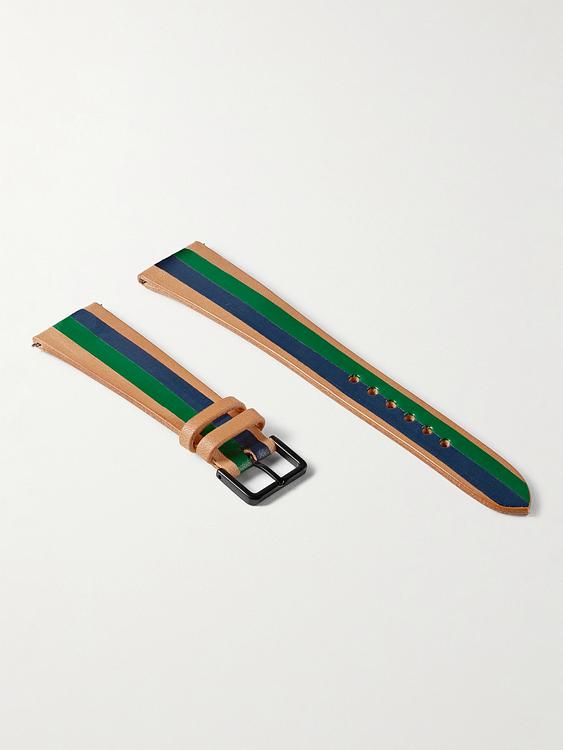 Striped multicolor watch strap from laCalifornienne