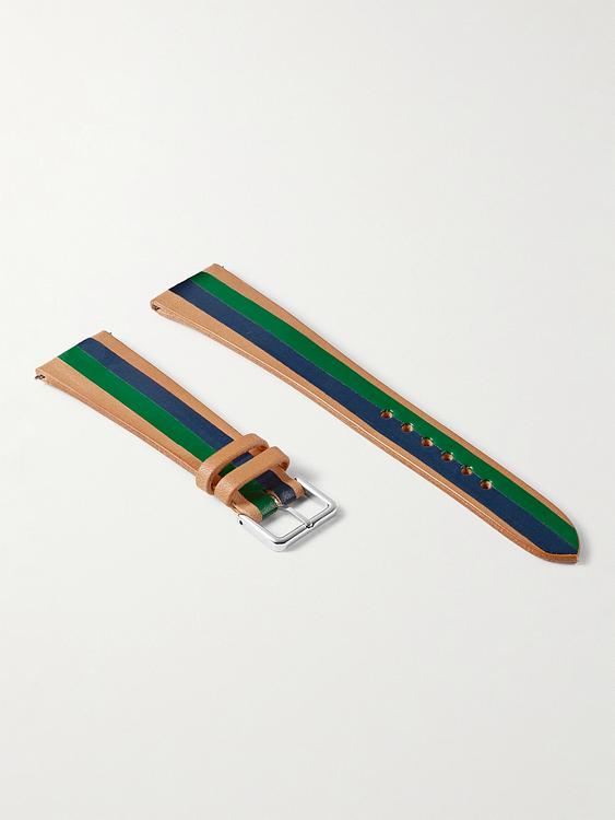 Striped multicolor watch strap from laCalifornienne