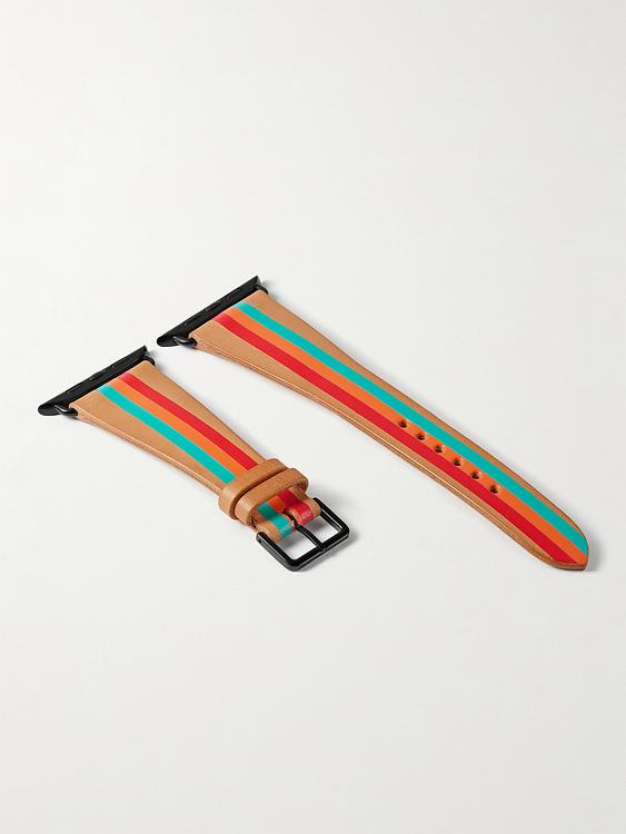 Striped multicolor watch strap from laCalifornienne
