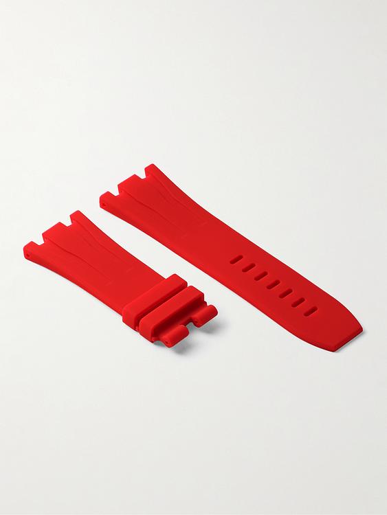 Red watch strap from Horus Watch Straps