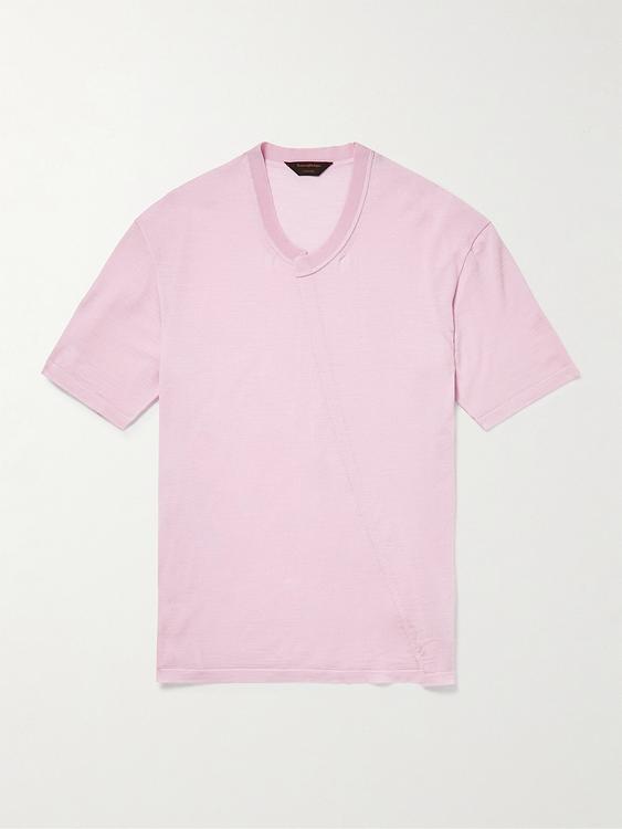Light pink t-shirt from Zegna