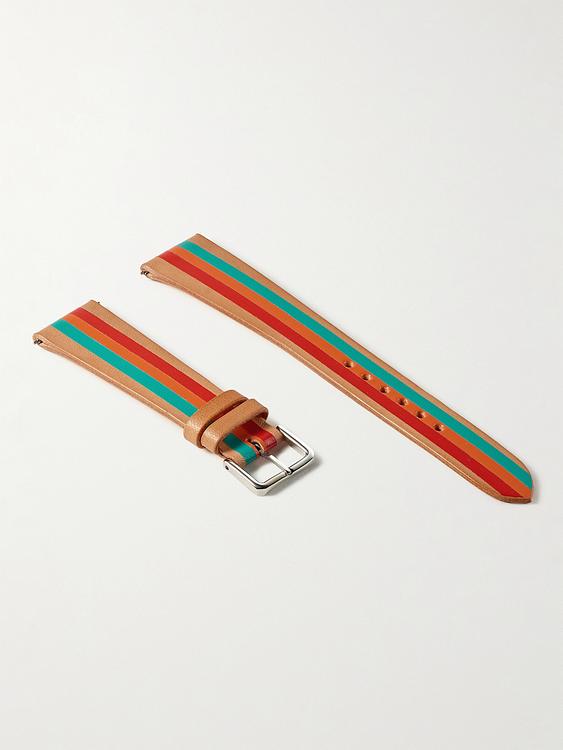 Striped multicolor watch strap from laCalifornienne