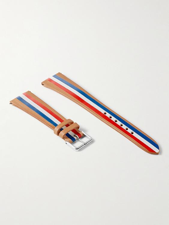 Striped multicolor watch strap from laCalifornienne