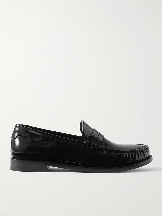 Black loafers from Saint Laurent