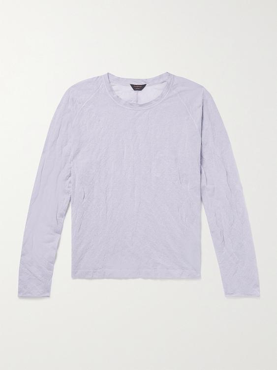 Light purple long sleeve t-shirt from Zegna