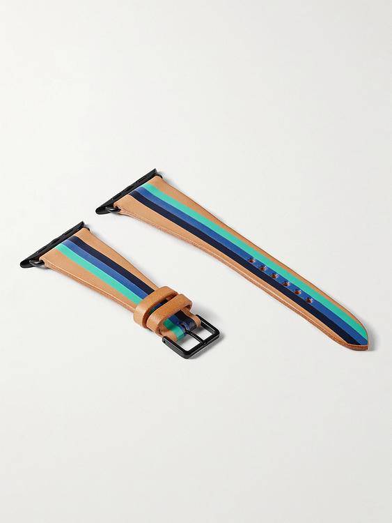 Striped multicolor watch strap from laCalifornienne
