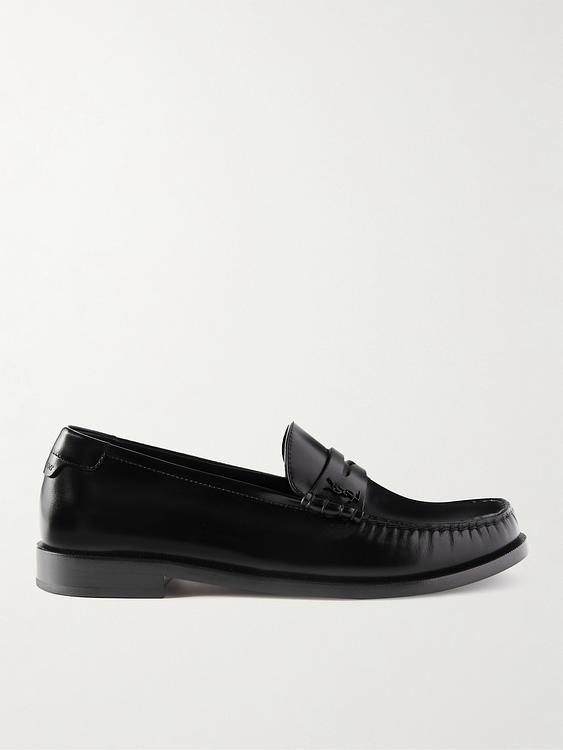 Black loafers from Saint Laurent