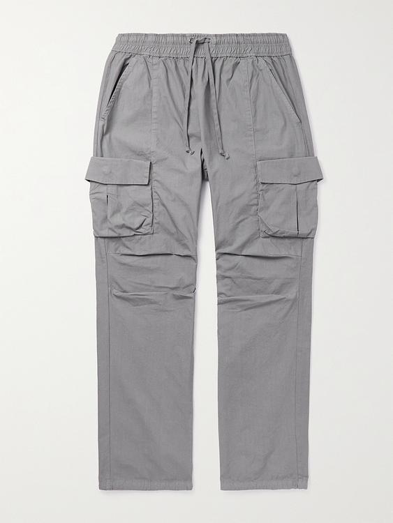 Grey drawstring trousers from John Elliott