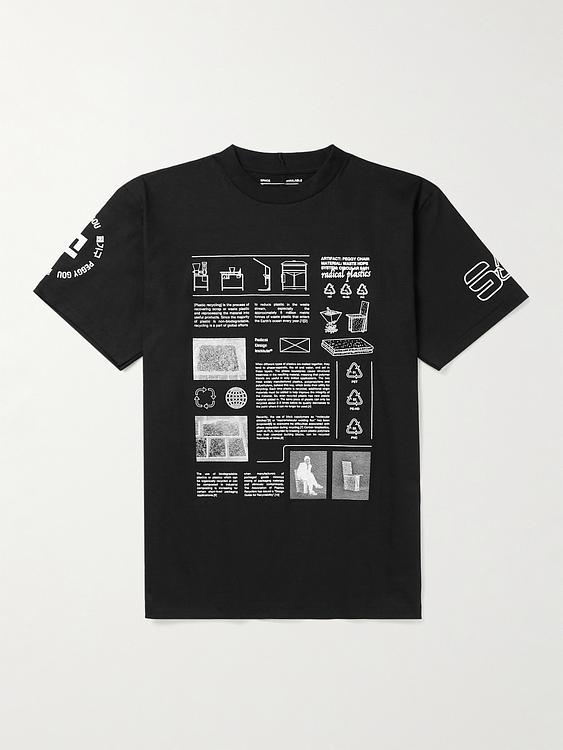 Print black t-shirt from Space Available