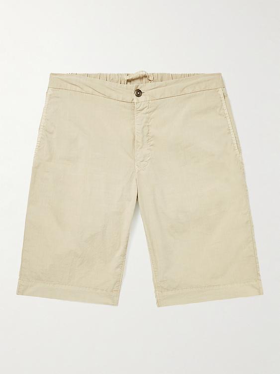Beige chino shorts from Incotex