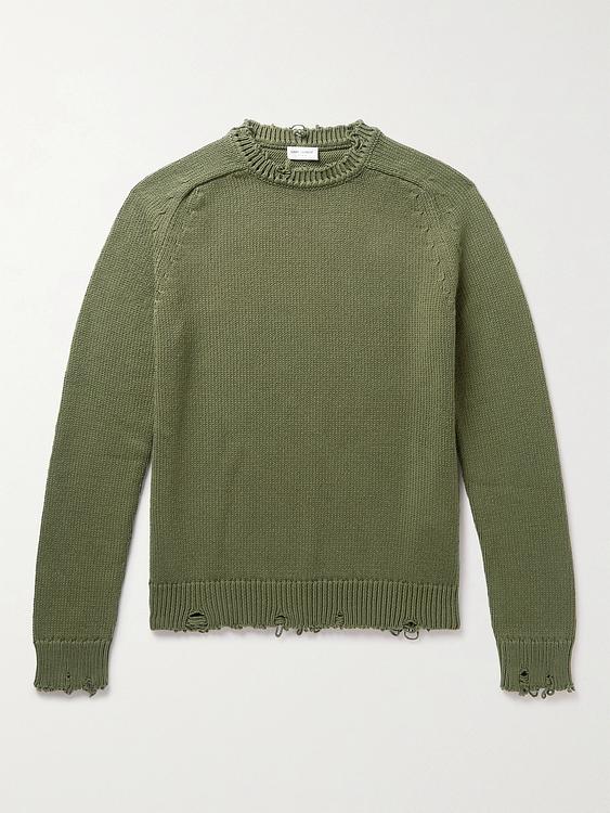 Dark green sweater from Saint Laurent