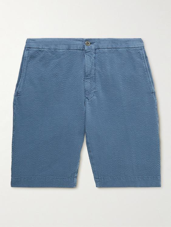 Dark grey chino shorts from Incotex