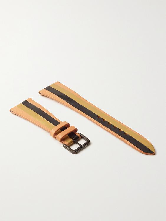 Striped multicolor watch strap from laCalifornienne