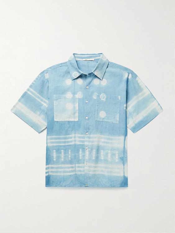 Light blue short sleeve polo shirt from 11.11/Eleven Eleven