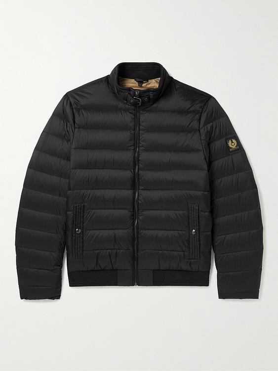 Black down jacket from Belstaff